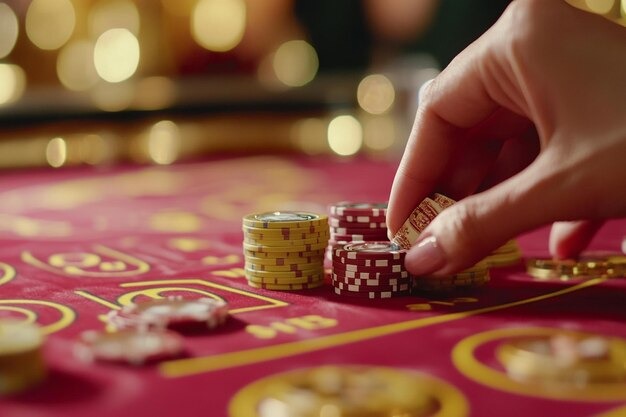 Live dealer at Baccarat table on tokeslot88